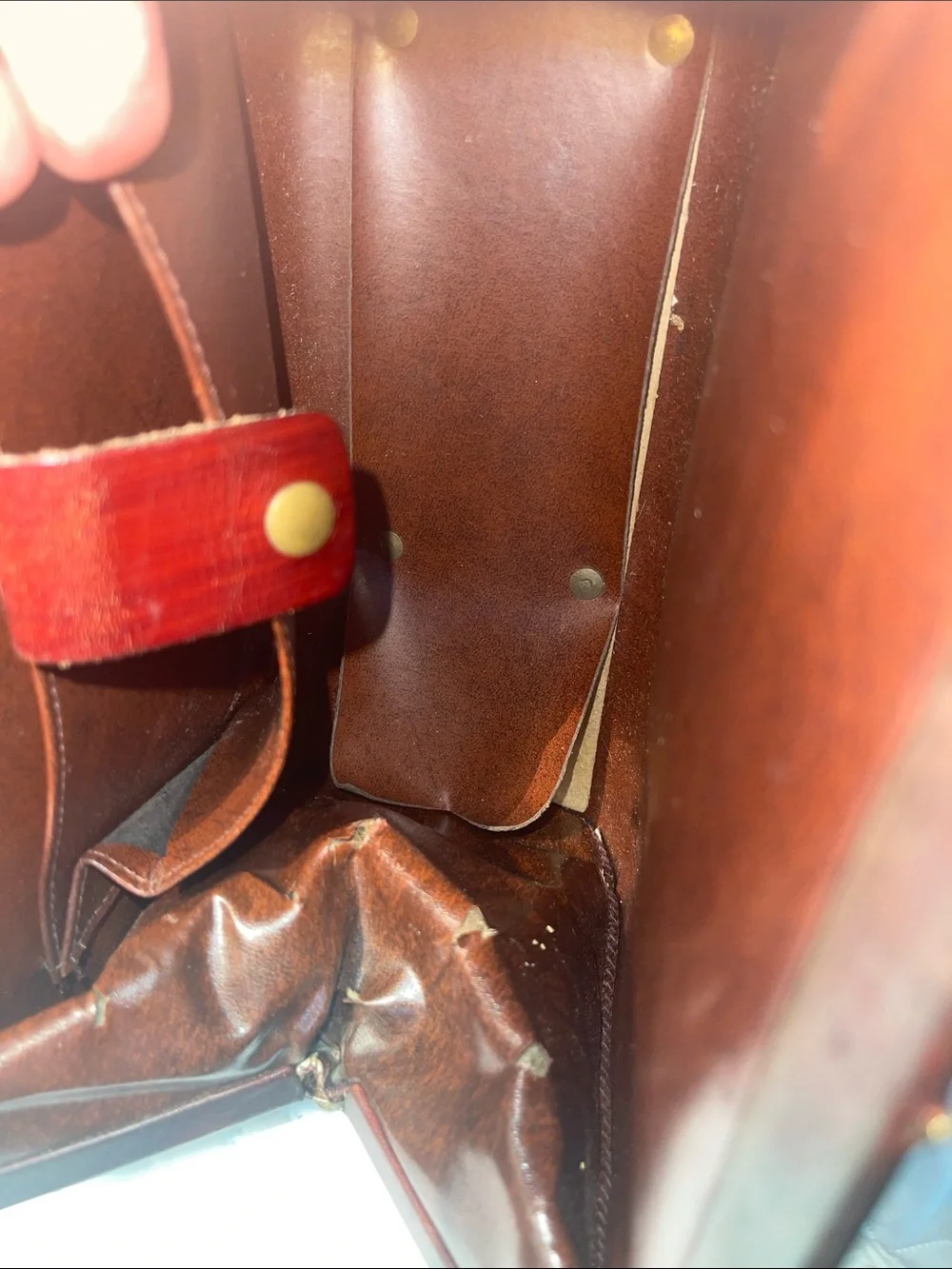 Vintage John Romaine Pocketbook purse Dr. Bag Tweed and Leather